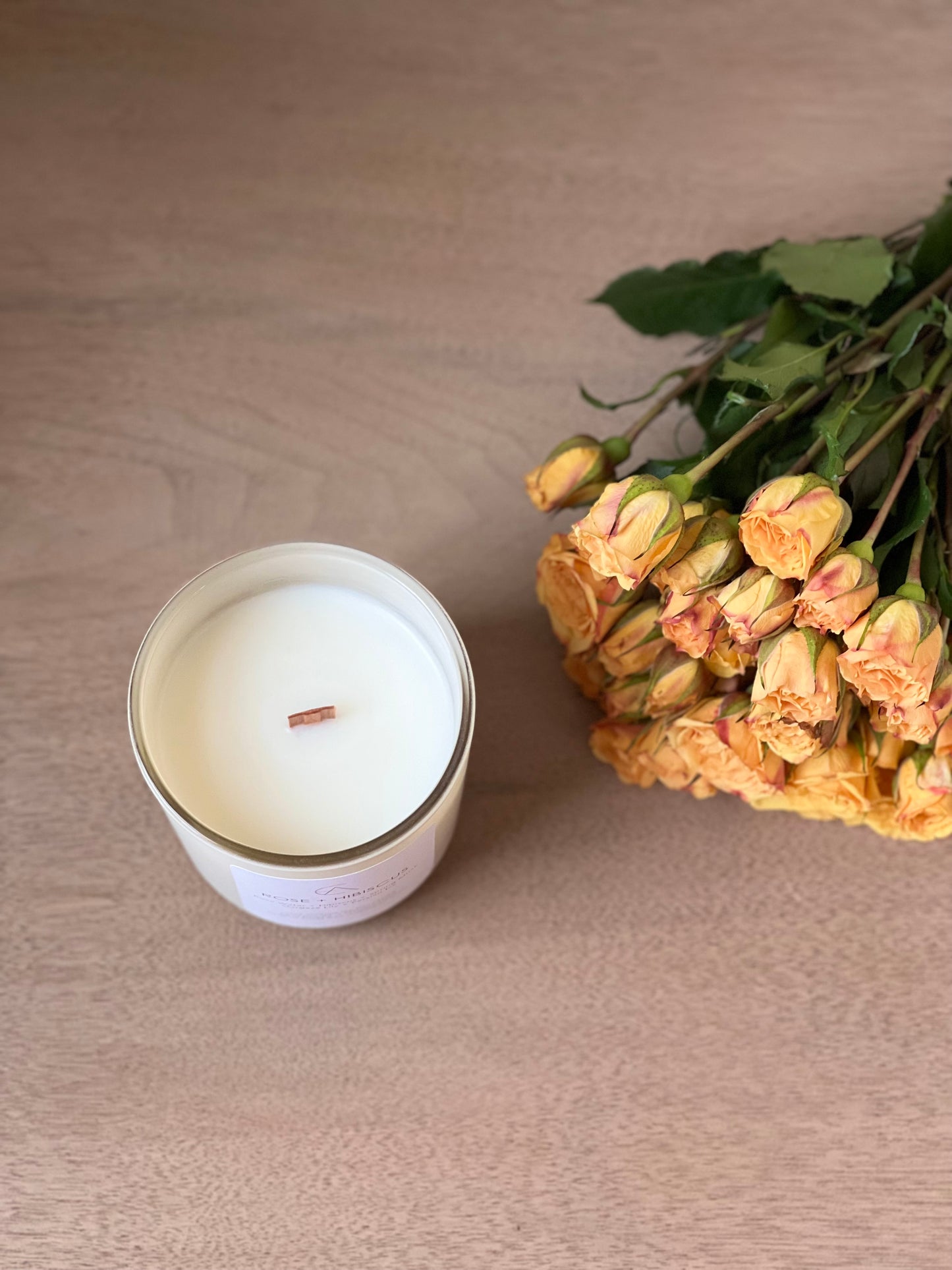 Rose + Hibiscus Candle