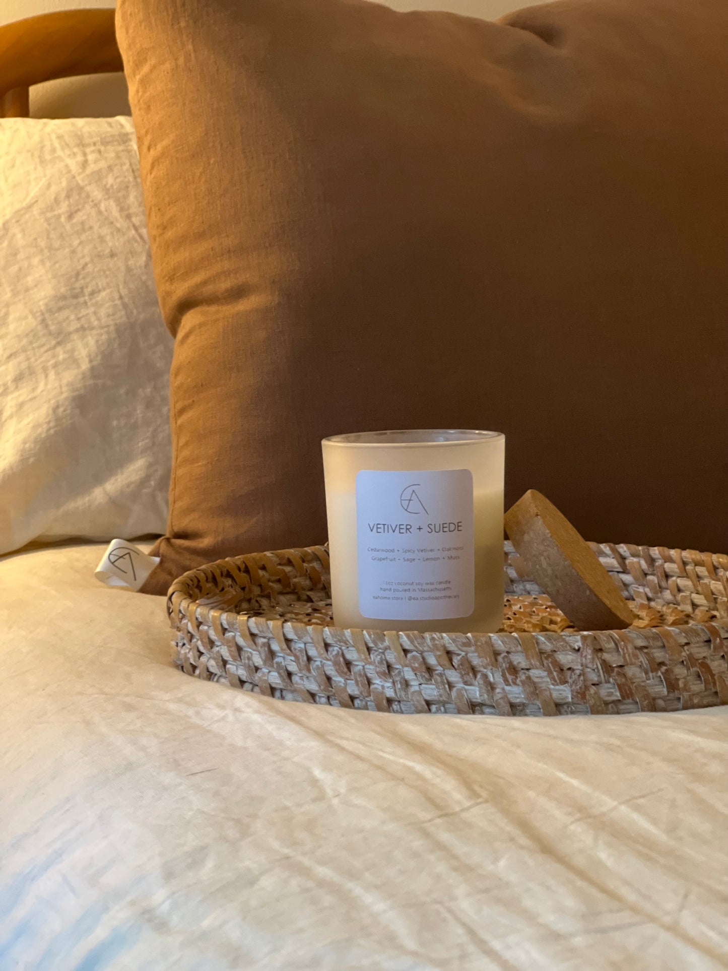 Vetiver + Suede Candle